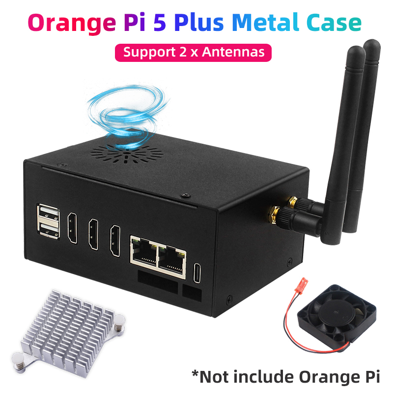 Orange Pi 5 Plus 16Gb - 오렌지 파이 5 플러스 금속 케이스,