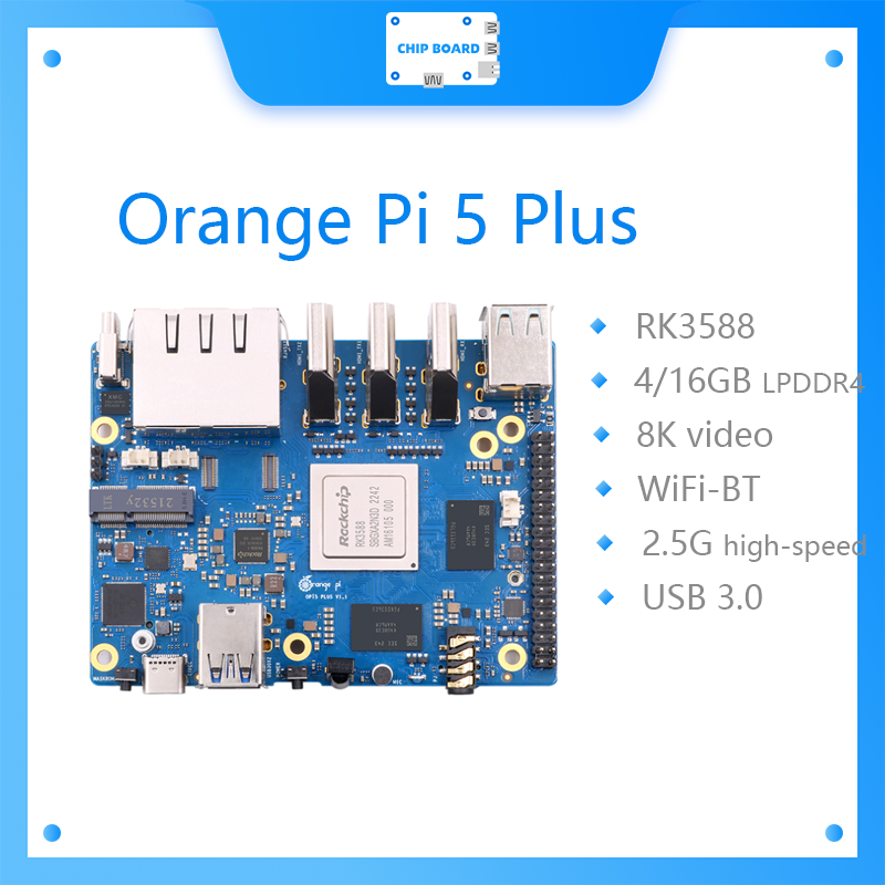 Orange Pi 5 Plus 16Gb - 오렌지 파이 5 플러스 싱글 보드