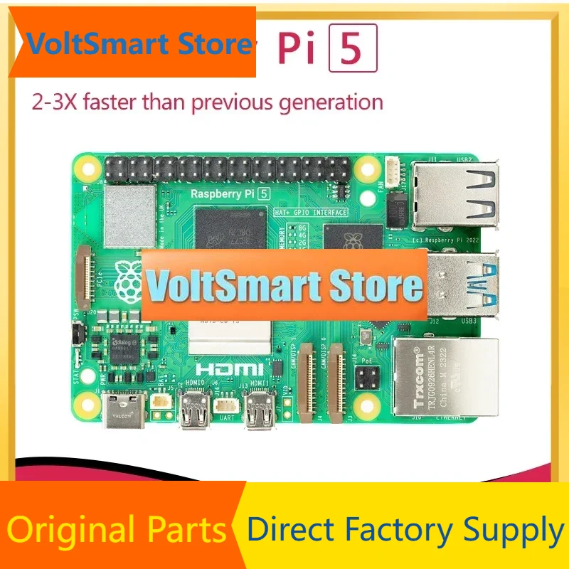 Raspberry Pi 5 8Gb Board - VoltSOfficial 라즈베리 파이 5 Cortex-A76 리눅스