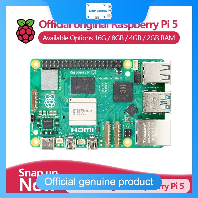 Raspberry Pi 5 8Gb Board - 공식 라즈베리 파이 5 싱글 보드