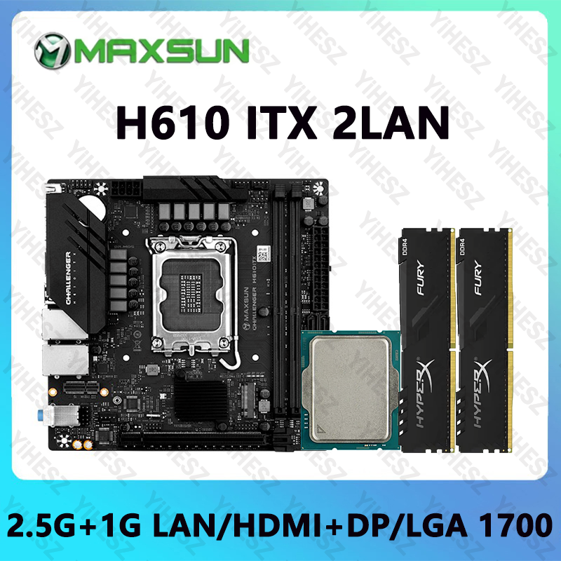 Lga1700 Itx Motherboard Ddr5 - H610 ITX 마더보드 세트 (코어 12/13세대