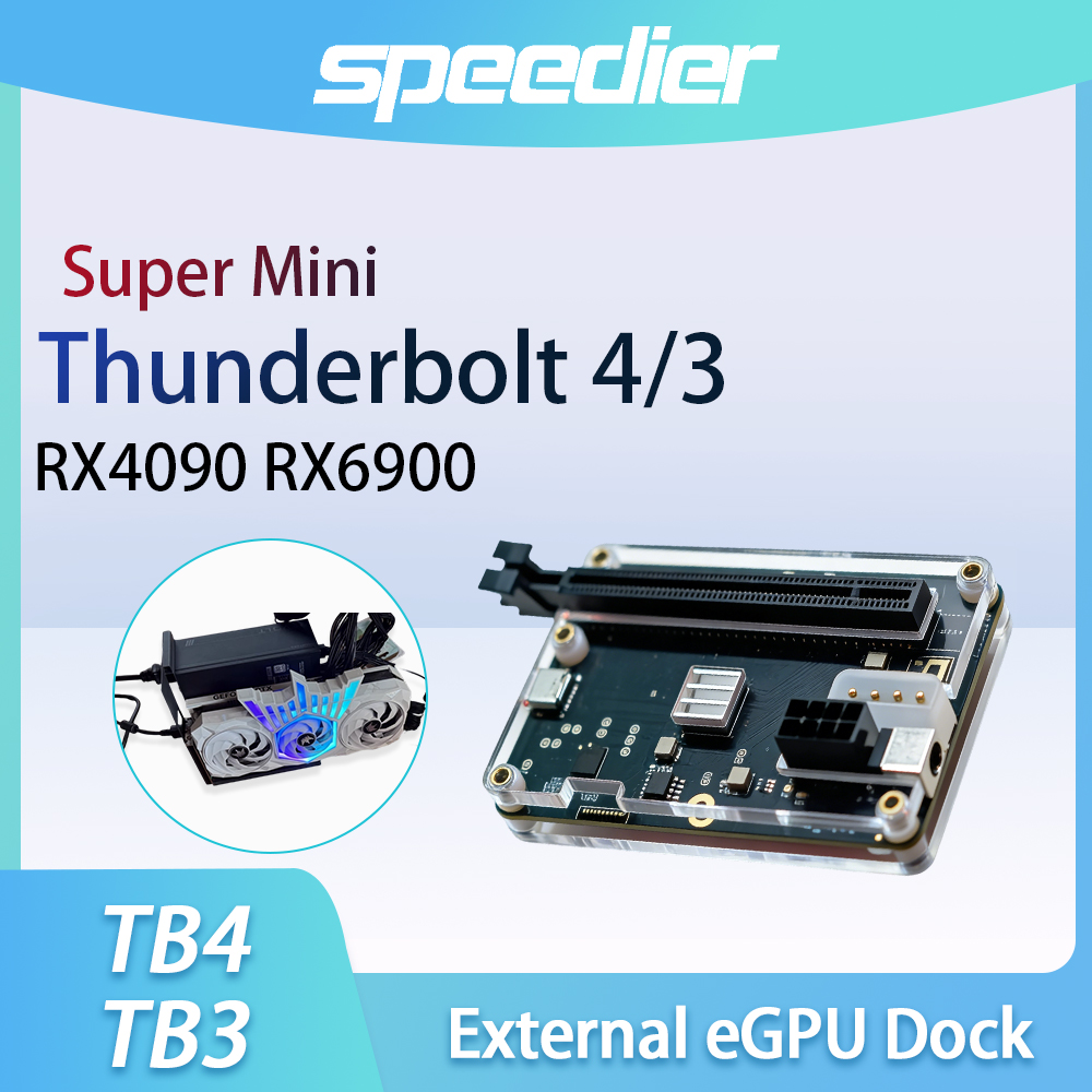 Thunderbolt 4 Egpu Dock Mini Pc - 썬더볼트 4 3 eGPU 도크 외장
