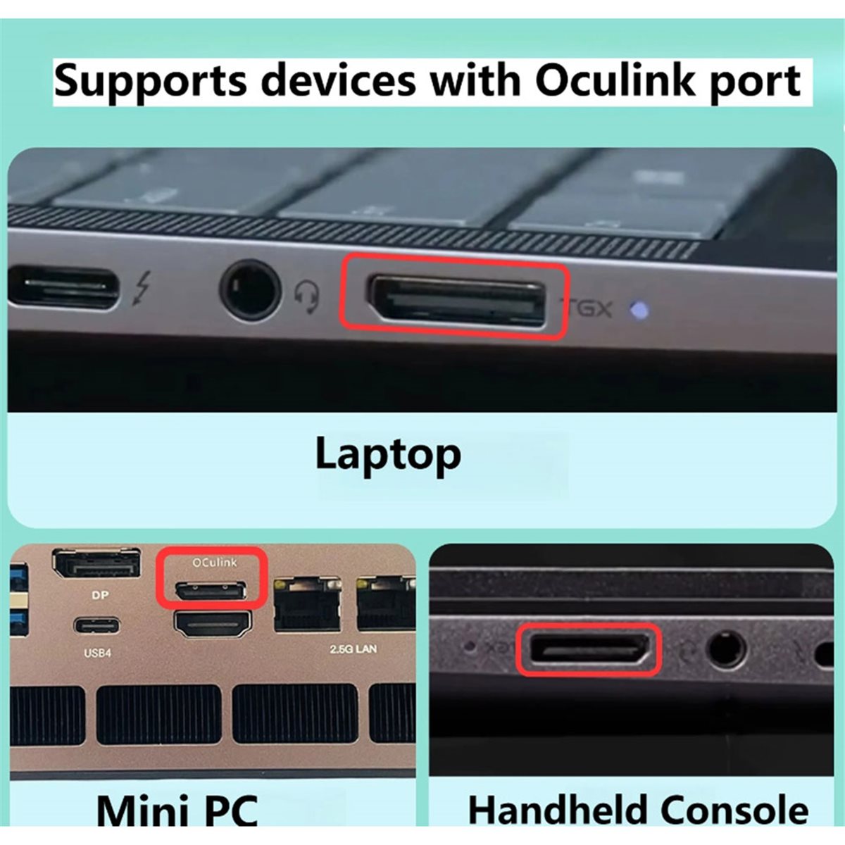 Oculink Egpu Mini Pc - 새로운 공장~Oculink EGPU 그래픽 카드 독