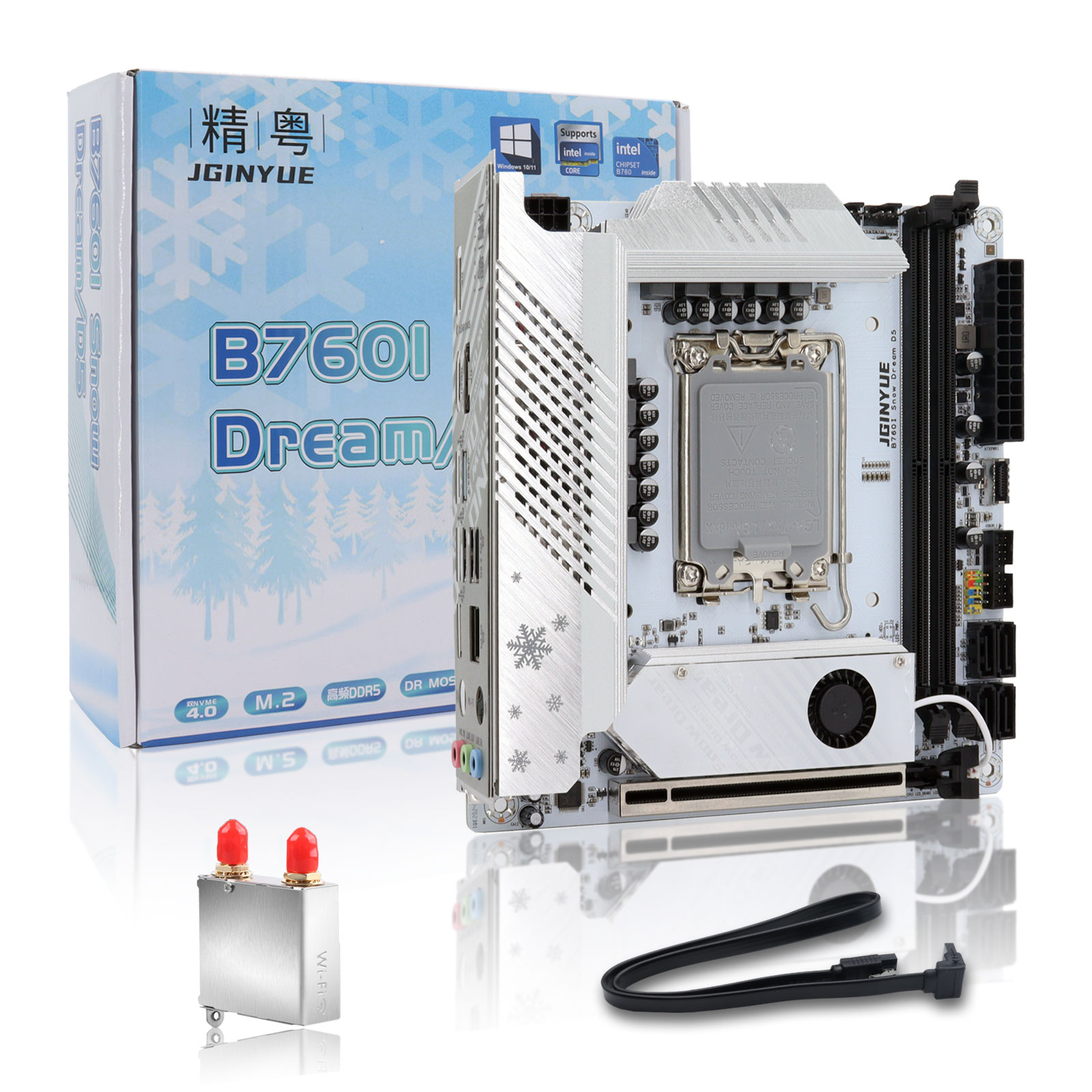 Lga1700 Itx Motherboard Ddr5 - JGINYUE 마더보드, 미니 ITX LGA 1700
