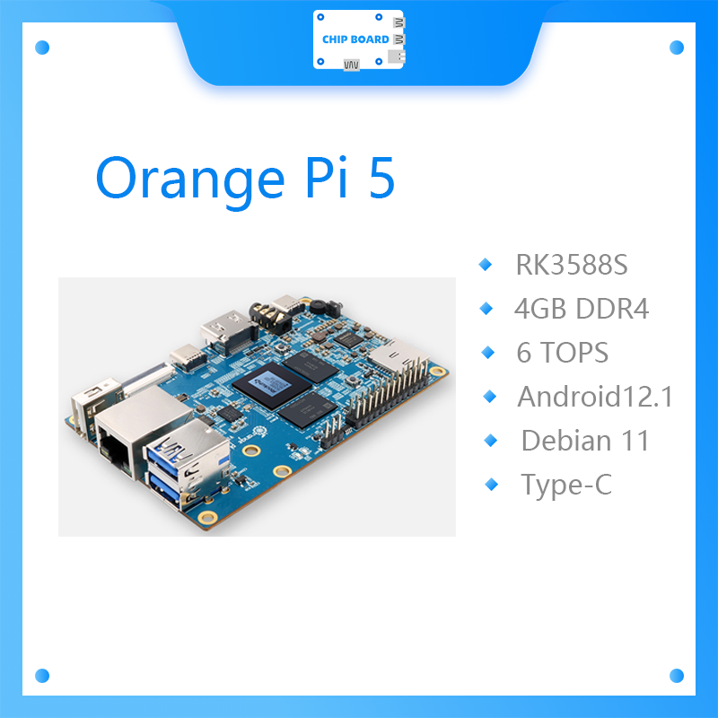 Orange Pi 5 Plus 16Gb - Orange Pi 5 4GB RK3588S,PCIE 모듈