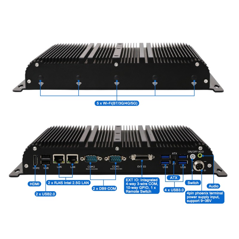 Fanless Industrial Pc Rs485 Core I7 - 견고한 팬리스 산업용 컴퓨터 코어 i7