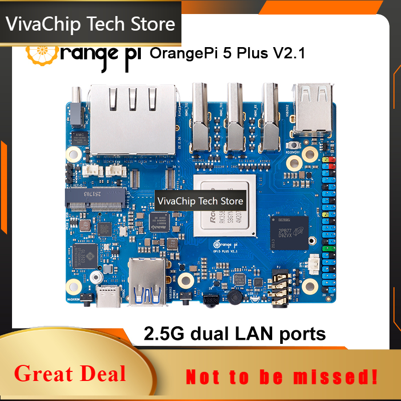 Orange Pi 5 Plus 16Gb - VivaCT오렌지 파이 5 플러스 V2.1 버전