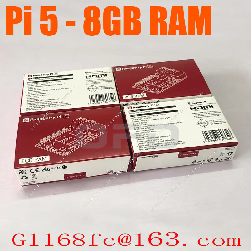 Raspberry Pi 5 8Gb Board - Pi 5 2GB/4GB/8GB 메모리 개발 보드