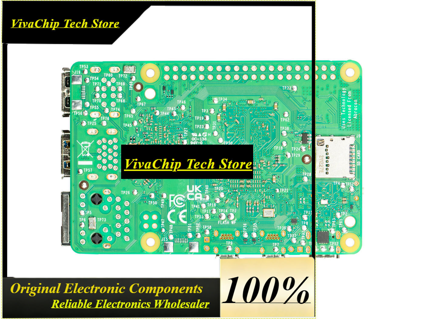 Raspberry Pi 5 8Gb Board - VivaOfficial 오리지널 라즈베리 파이 5 Cortex-A76