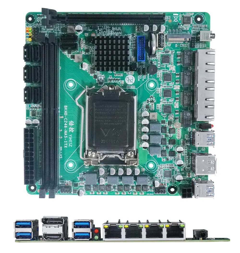 C246 ITX NAS 마더보드, 8세대 및 9세대 코 - Nas Motherboard 8 Sata Mini Itx 리뷰 및 가격