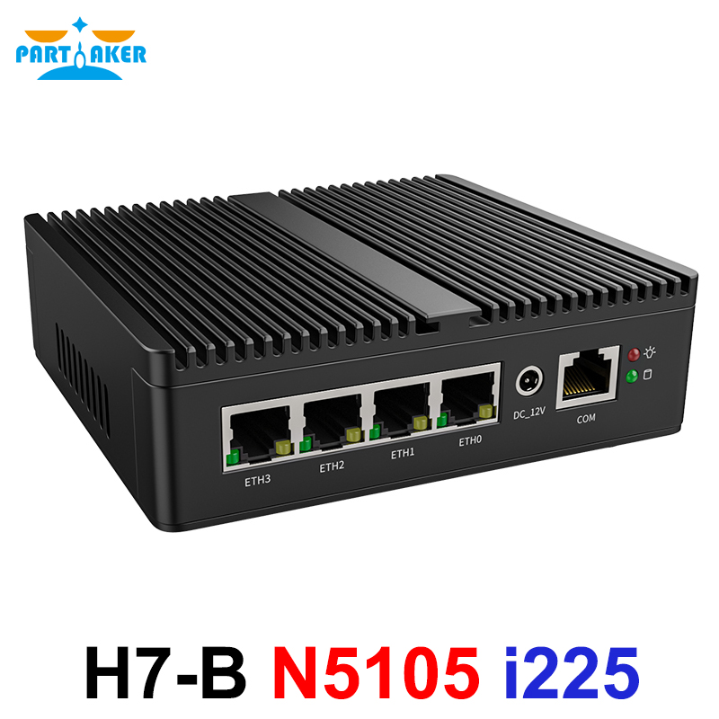 파트커커 미니 PC N5105 N150 J4125 J6 - Pfsense Firewall Router 2.5G 4 I226 리뷰 및 가격