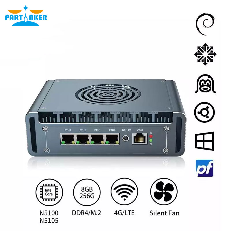 12세대 인텔 I3-1115G4 팬리스 미니 PC 방화 - Pfsense Firewall Router 2.5G 4 I226 리뷰 및 가격