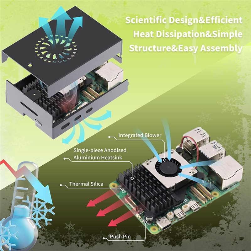 AS95-For Irasptek 스타터 키트(라즈베리  - Raspberry Pi 5 8Gb Board 리뷰 및 가격