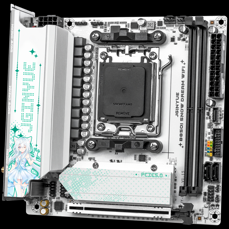 JGINYUE B850i 스노우 드림 WiFi 마더보드 - Nas Motherboard 8 Sata Mini Itx 리뷰 및 가격