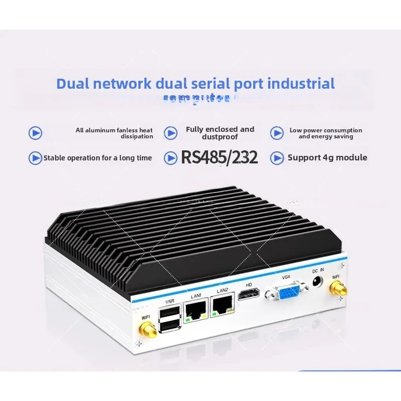 미니 산업용 PC - 쿼드코어 N100/J1900/J6 - Fanless Industrial Pc Rs485 Core I7 리뷰 및 가격