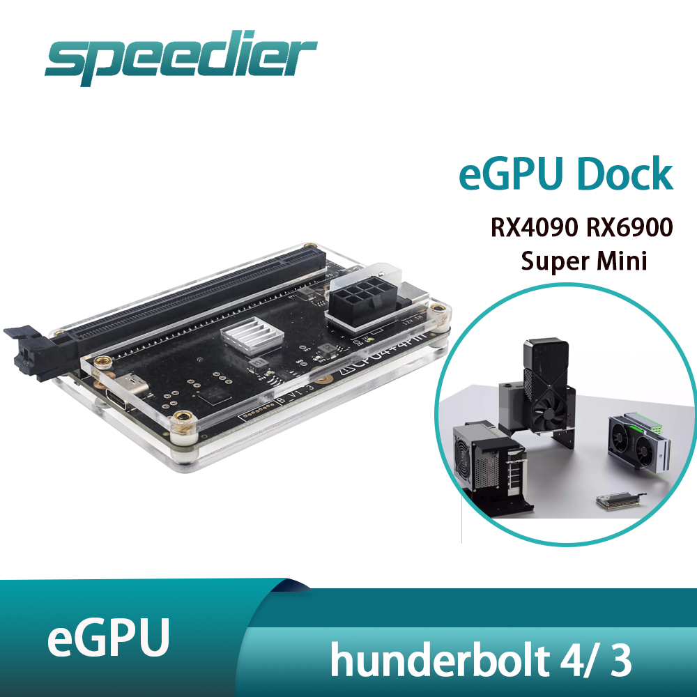 썬더볼트 4 3 eGPU 도크 외장 GPU 도킹 스테이 - Thunderbolt 4 Egpu Dock Mini Pc 리뷰 및 가격