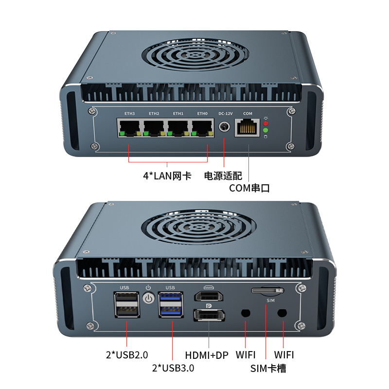 2.5G 팬 미니 PC 라우터 13620H 12세대 인 - Pfsense Firewall Router 2.5G 4 I226 리뷰 및 가격
