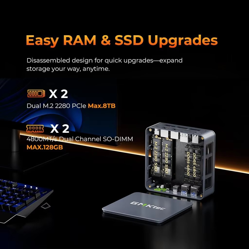 GMKtec 게이밍 미니 PC K6 M6 울트라 AMD - Amd Ryzen 7 7840Hs Mini Pc 리뷰 및 가격