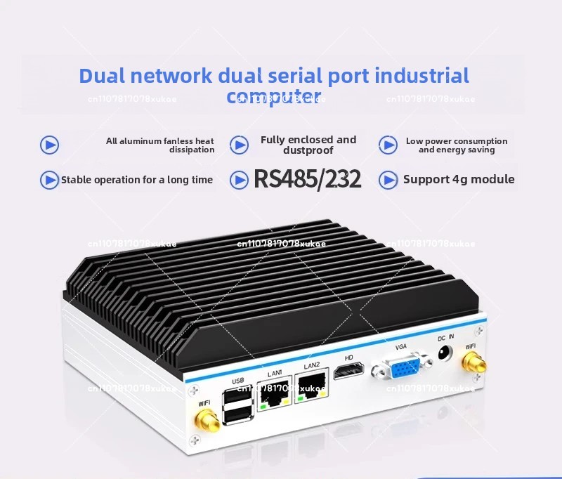 미니 산업용 PC - 쿼드코어 N100/J1900/J6 - Fanless Industrial Pc Rs485 Core I7 리뷰 및 가격