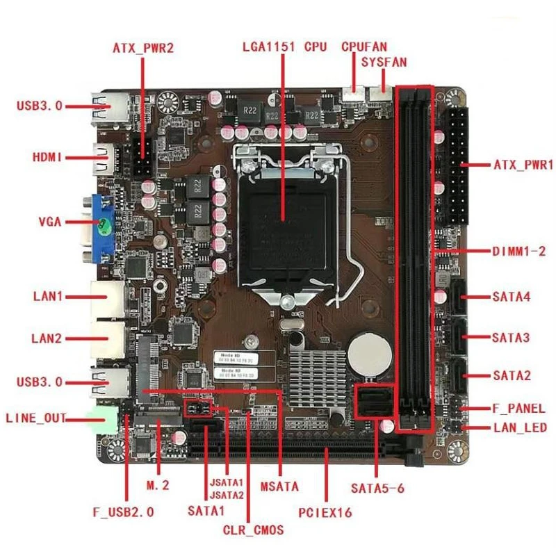 B365 미니-ITX 마더보드 LGA 1151 6베이  - Nas Motherboard 8 Sata Mini Itx 리뷰 및 가격