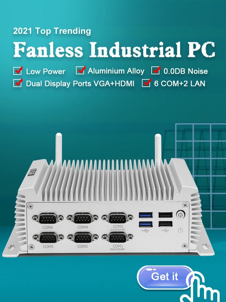 산업용 PC 팬리스 미니 PC 코어 i7‑4500U R - Fanless Industrial Pc Rs485 Core I7 리뷰 및 가격