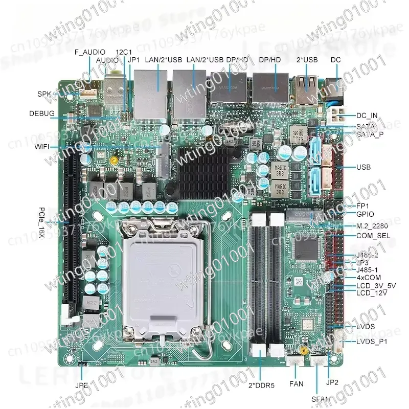 13세대 미니 ITX 마더보드 LGA 1700 H610 - Lga1700 Itx Motherboard Ddr5 리뷰 및 가격