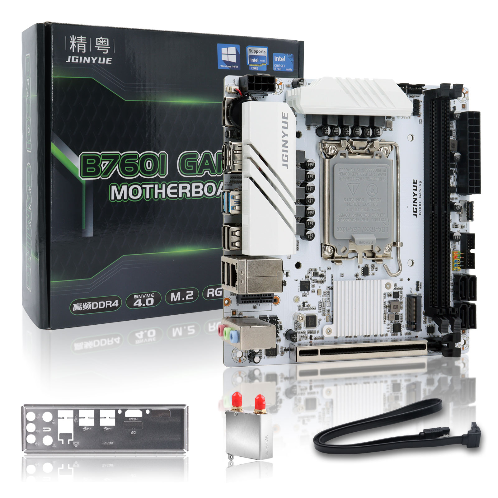 JGINYUE B760 마더보드 LGA 1700 지원  - Lga1700 Itx Motherboard Ddr5 리뷰 및 가격