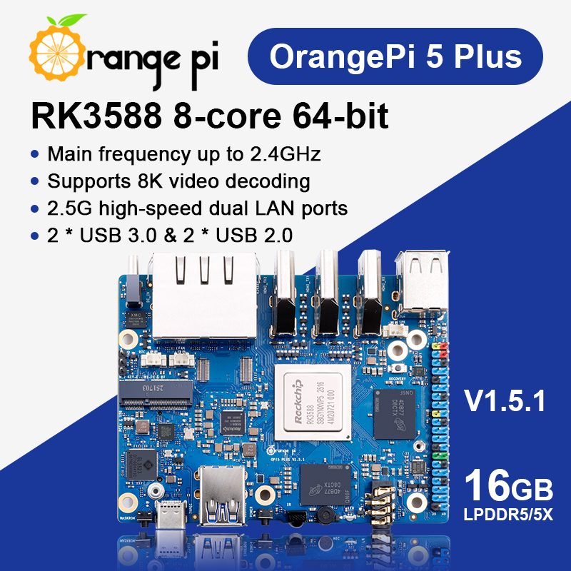 AvaCore 오렌지 파이 5 플러스 16GB RAM  - Orange Pi 5 Plus 16Gb 리뷰 및 가격